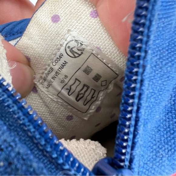 Mini Boden Blue Rainbow High Top Sneakers - Picture 8 of 9